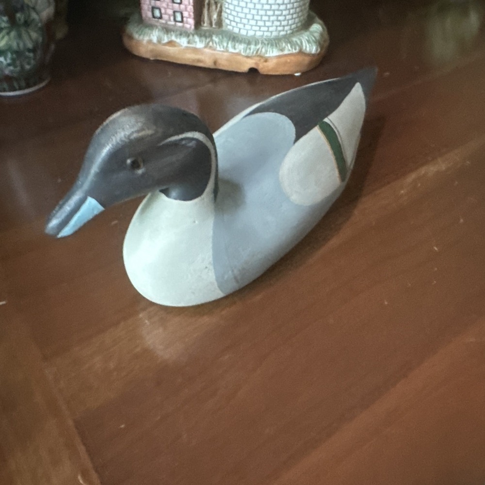 Ducks Unlimited Pintail Duck Decoy Big Sky Carvers Hand Carved Wood‎ Figurine 9"